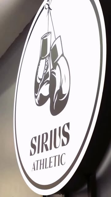 Sirius Athletic dış mekân dairesel tabela